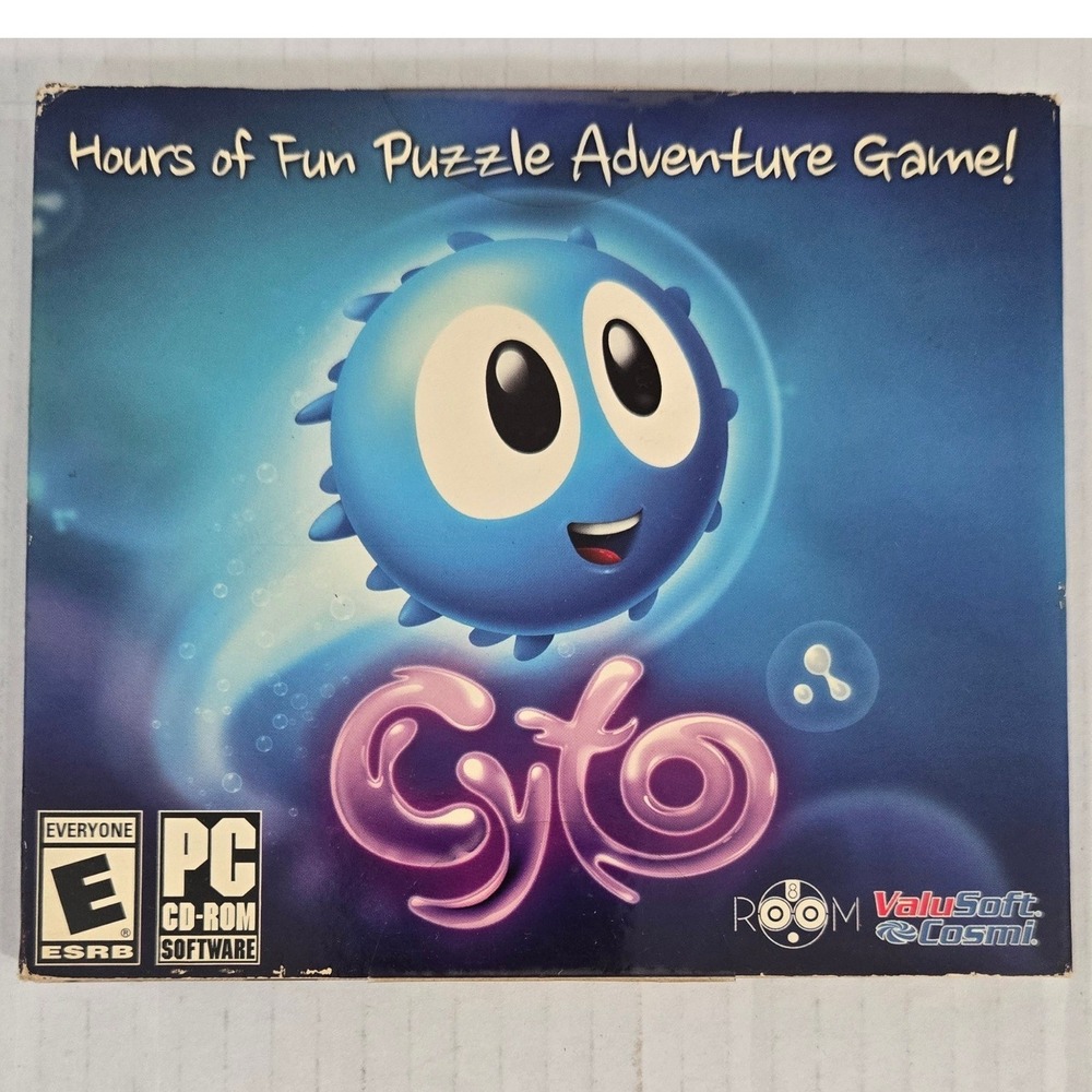 Cyto PC Game CD ROM 2013 Puzzle Adventure ValuSoft Cosmi Windows XP Vista 7